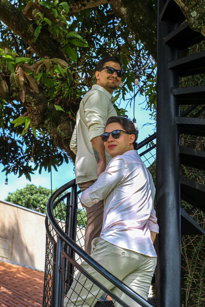 Comemoração com amigos